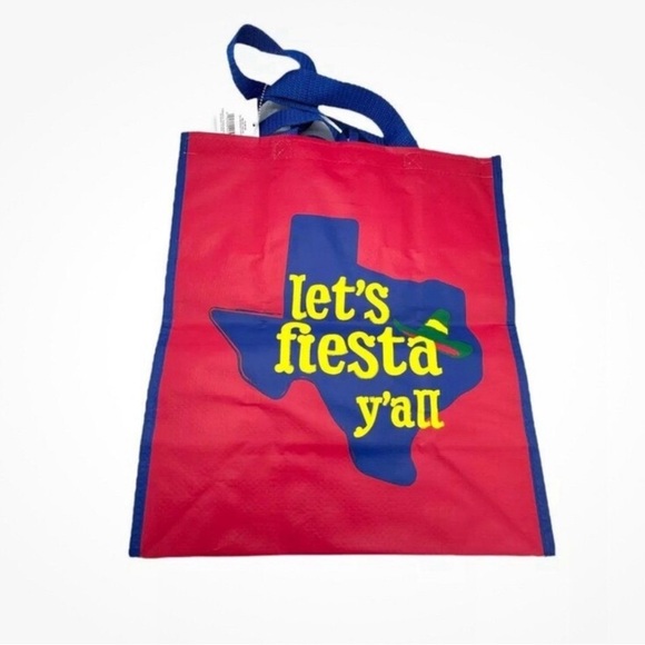 Let's Fiesta Y'all Tote Bag Heb Texas Reusable Shopping - Picture 2 of 5